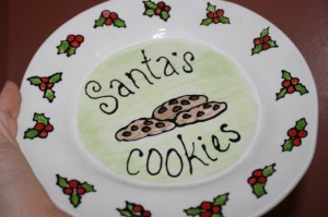 santa's plate