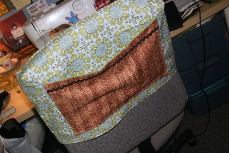 sewing machine cover turned chair cover