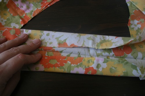 vintage pillowcase headband