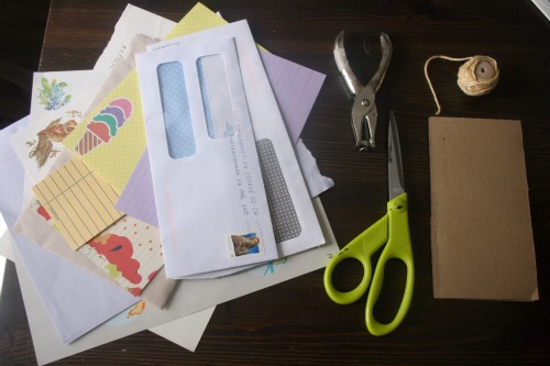 DIY notebook supplies