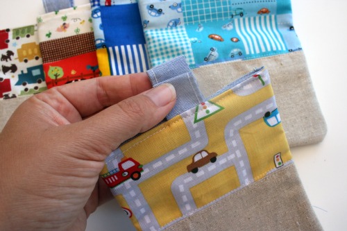 tabs on pouches