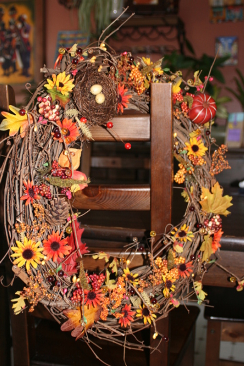 my fall wreath